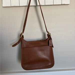Coach Tan Leather Shoulder Bag